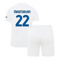 Dres Inter Milan Henrikh Mkhitaryan #22 Gostujuci za djecu 2023-24 Kratak Rukav (+ kratke hlače)